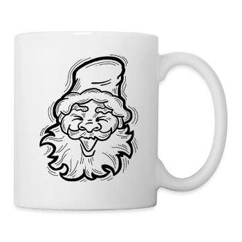 Weihnachtsmann - Tasse - Weiß - Rechts