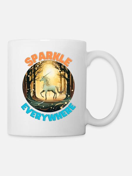 Licorne8 - Mug blanc - blanc