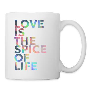 LOVE IS THE SPICE OF LIFE - Mug - white - Right