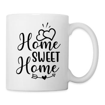 Sweet Home - Tasse - Weiß - Rechts