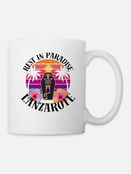 Lanzarotte RIP Sarcasm - Mug - white