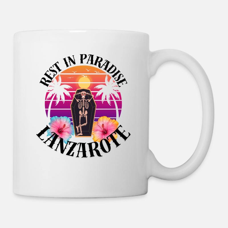 Lanzarotte RIP Sarcasm - Mug - white