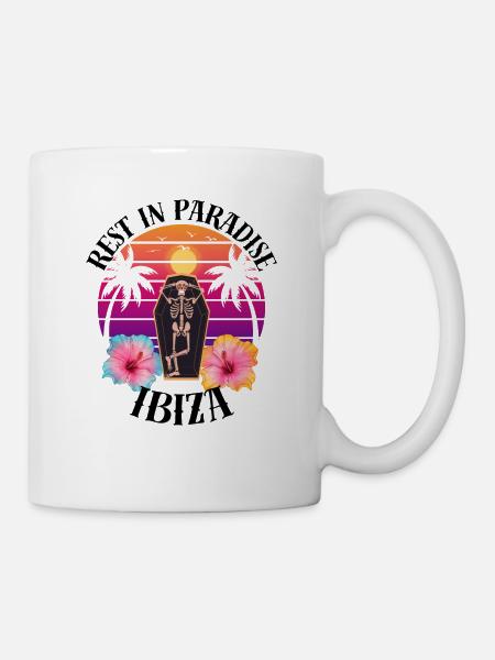 Ibiza RIP Sarcasm - Mug - white