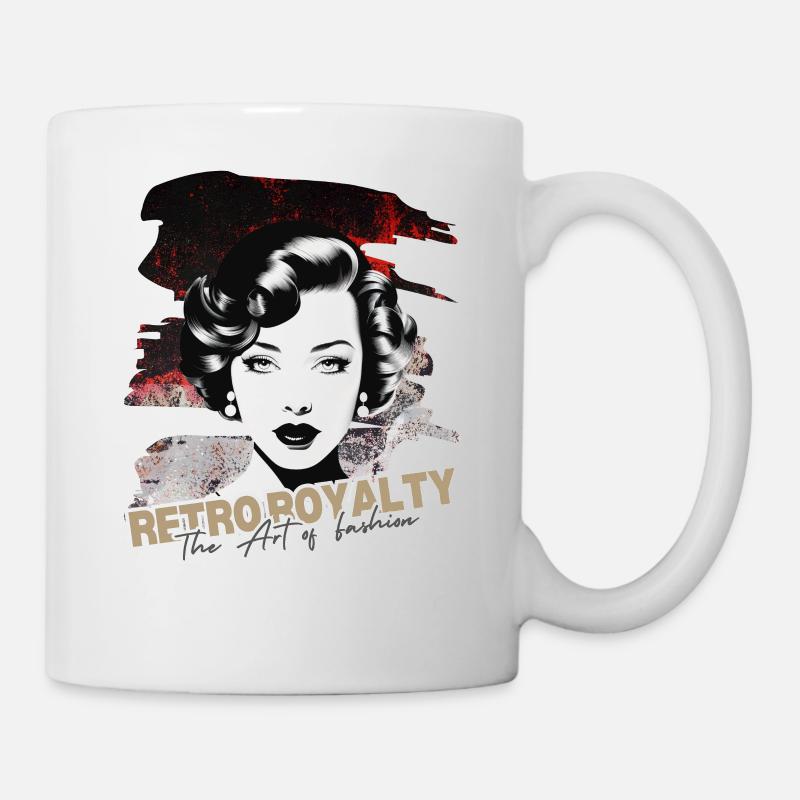 Retro Royalty - Tasse - Weiß