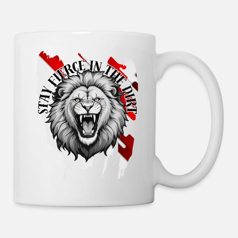 Stay fierce in the Dirt - Mug - white