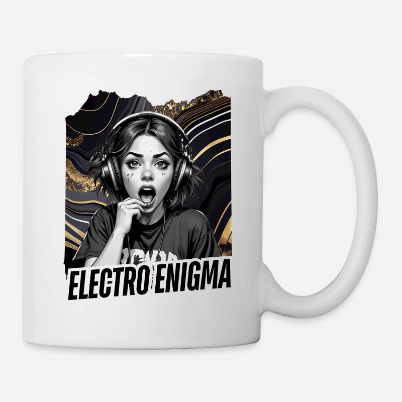 Énigme électro - Mug blanc - blanc