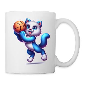 Chat Mignon Joueur De Basket-Ball - Mug blanc - blanc - Droite
