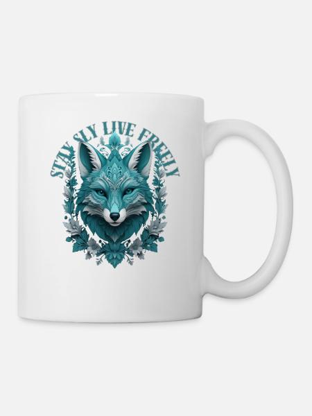 Stay Sly Live Freely - Tasse - Weiß