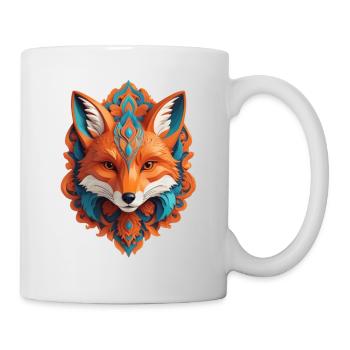 Cyber Fox Head - Mug blanc - blanc - Droite