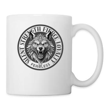 Silent Strength - Mug - white - Right
