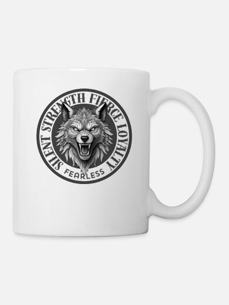 Silent Strength - Tasse - Weiß