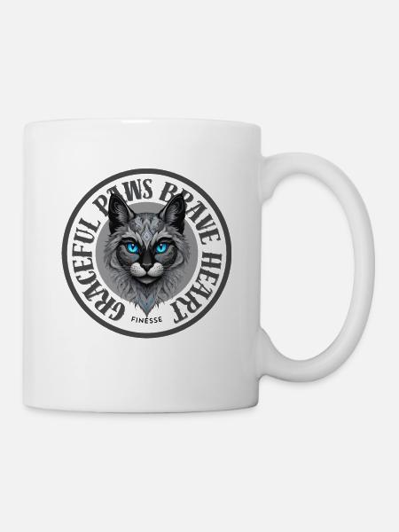Graceful Paws Brave Heart - Mug - white