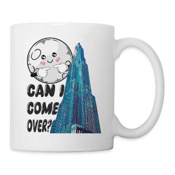 can i come over? - Tasse - Weiß - Rechts