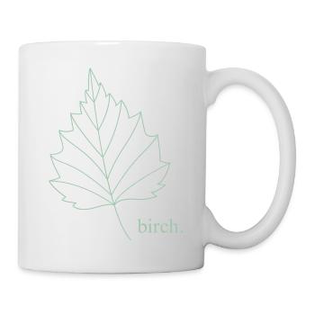 Bouleau. - Mug blanc - blanc - Droite