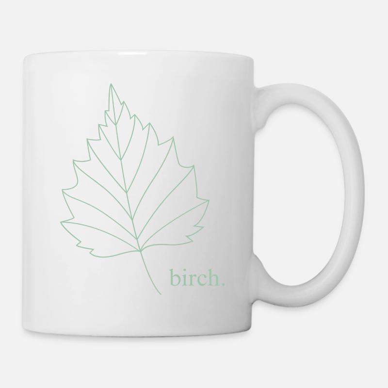Bouleau. - Mug blanc - blanc