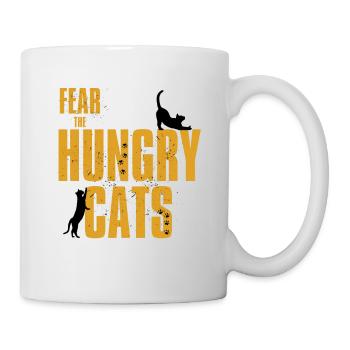 Fear The hungry Cats - Tasse - Weiß - Rechts