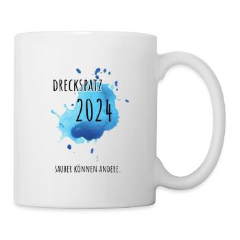 Dreckspatz 2024 - Sauber können Andere. - Tasse - Weiß - Rechts