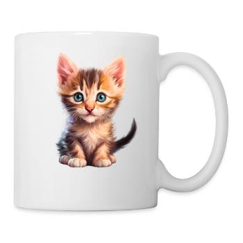 Cute kitten - Mug - white - Right