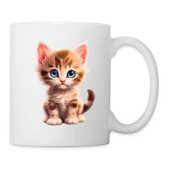 Cute kitten - Mug - white - Right