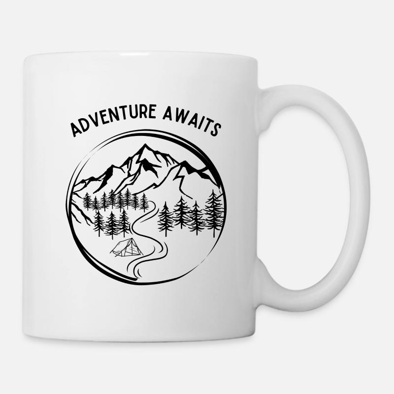 Adventure awaits - Tasse - Weiß