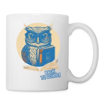 BACK to SCHOOL Schulstart Schule SchülerInnen - Tasse - Weiß - Rechts