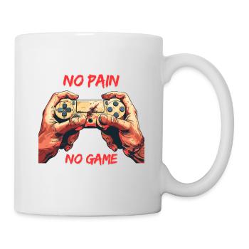 NO Pain NO Game - Tasse - Weiß - Rechts