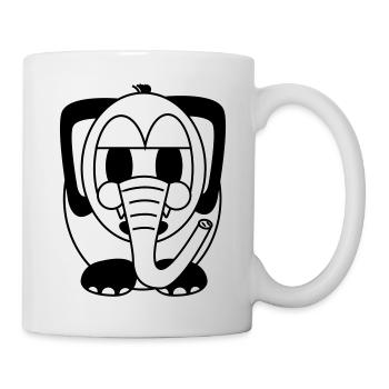d’accord - Mug blanc - blanc - Droite