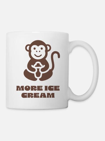 More Ice Cream - Tasse - Weiß