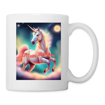 Mein Einhorn - Tasse - Weiß - Rechts