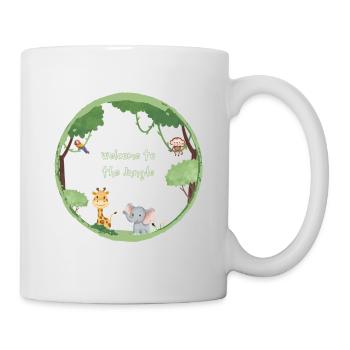 Welcome to the Jungle - Tasse - Weiß - Rechts