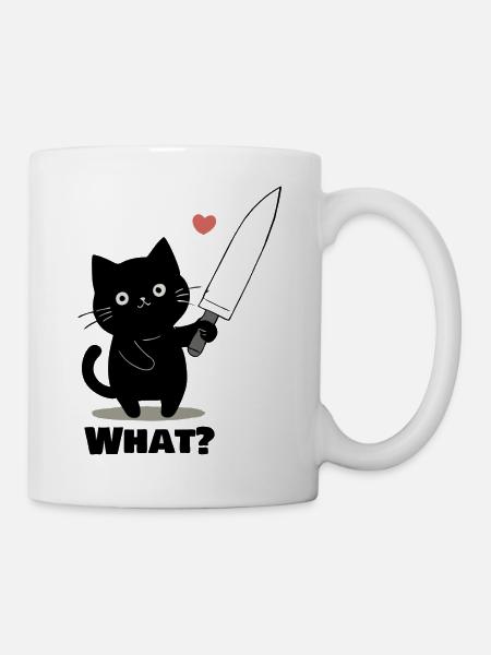 What-Cat - Mug - white