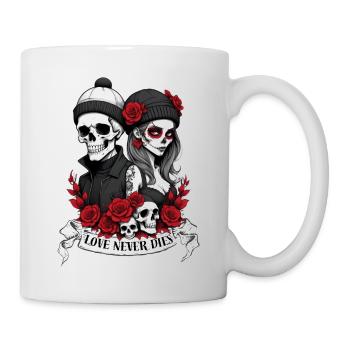 Love Never Dies - Tasse - Weiß - Rechts
