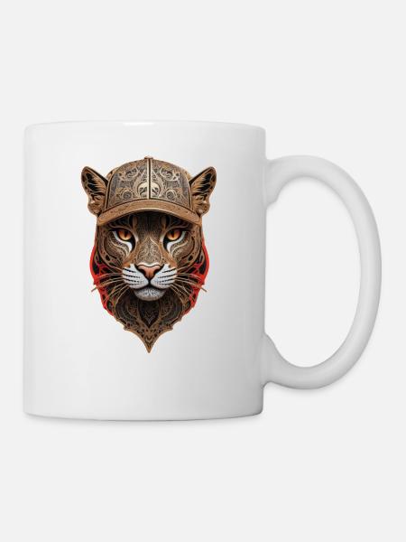 Wild Cat Spirit - Mug blanc - blanc