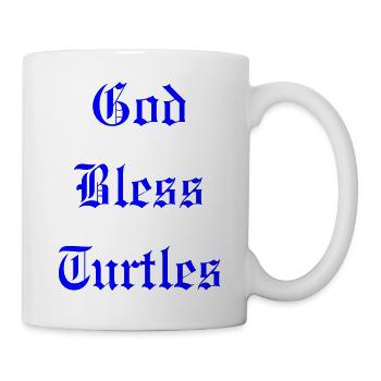 GodBlessTurtles - Mug - white - Right