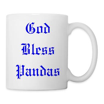 GodBlessPandas - Mug - white - Right