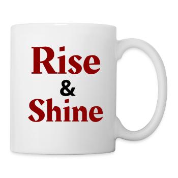 Rise shine - Mug - white - Right