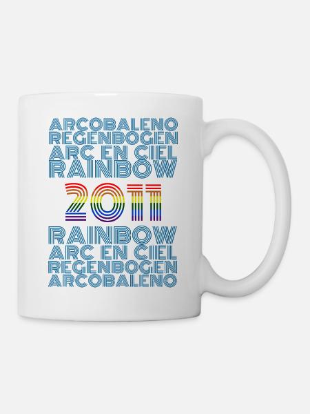 Rainbow 2011 - Tasse - Weiß