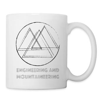 Mountains / Engineering and Mountaineering - Mug - white - Right