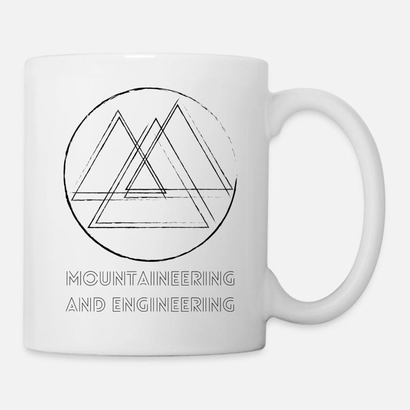 Berge / Mountaineering and Engineering - Tasse - Weiß