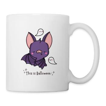 Süse Halloween Fledermaus - Tasse - Weiß - Rechts