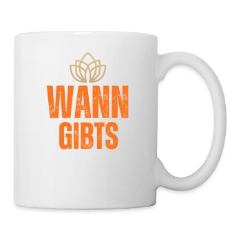 Quand y a-t-il une bière délicieuse ? - Mug blanc - blanc - Droite
