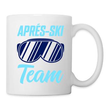 apres ski team - Tasse - Weiß - Rechts