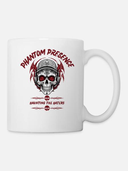 Phantom Presence, Haunting the Haters - Tasse - Weiß