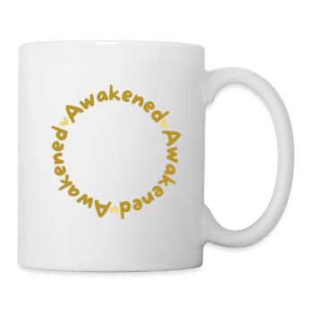Réveillé - Mug blanc - blanc - Droite