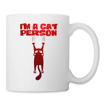 I'm a cat person - Mug - white - Right