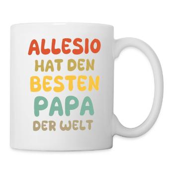 Allesio als Baby - Tasse - Weiß - Rechts