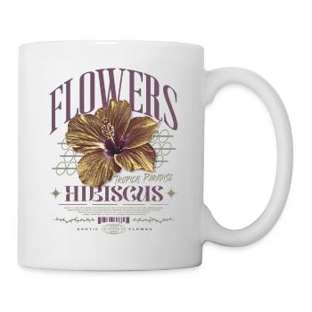 Hibiscus Flower Hibiscus Flower - Mug - white - Right