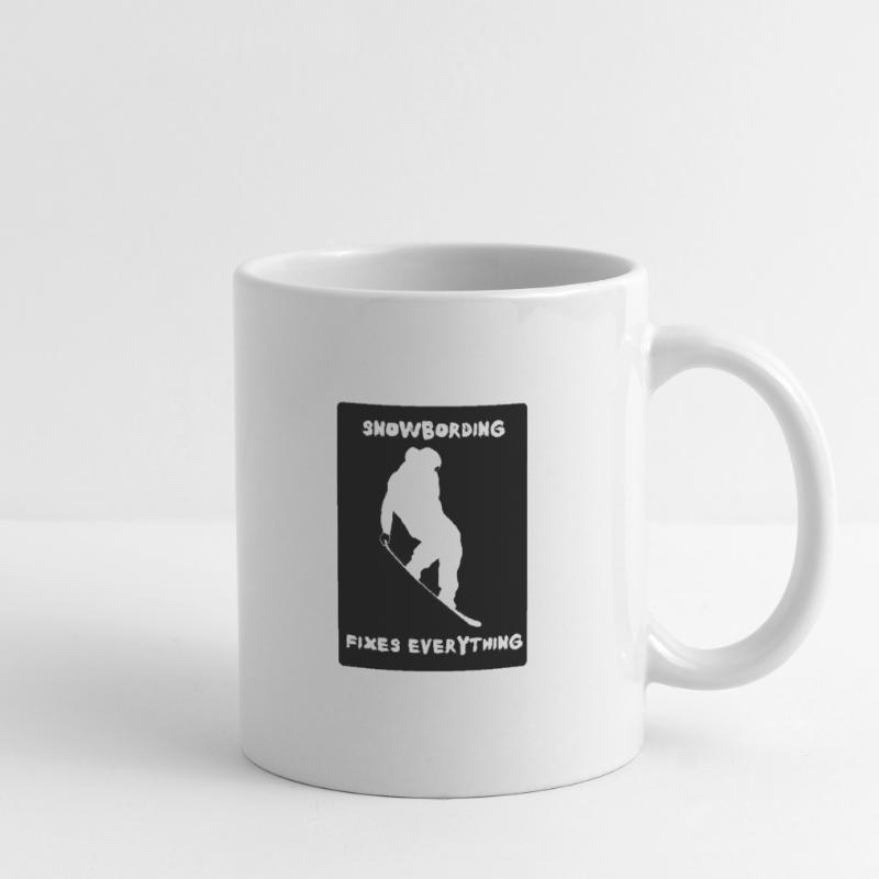 Snowboarding fixes everything Tasse