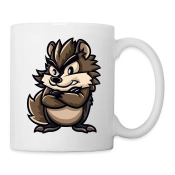hérisson - Mug blanc - blanc - Droite