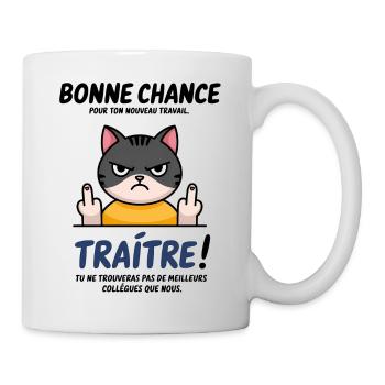 Good luck traitor - Mug - white - Right